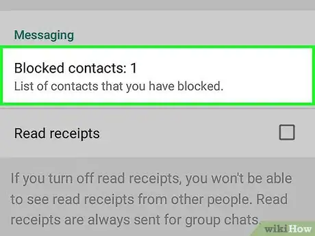 Imagen titulada Unblock Contacts on WhatsApp Step 13
