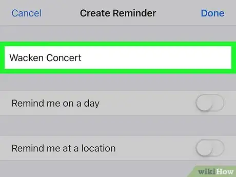 Imagen titulada Set a Reminder on an iPhone Step 5