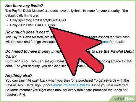 Imagen titulada Use the PayPal Debit Card Step 3