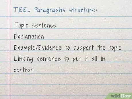 Imagen titulada Write TEEL Paragraphs Step 1