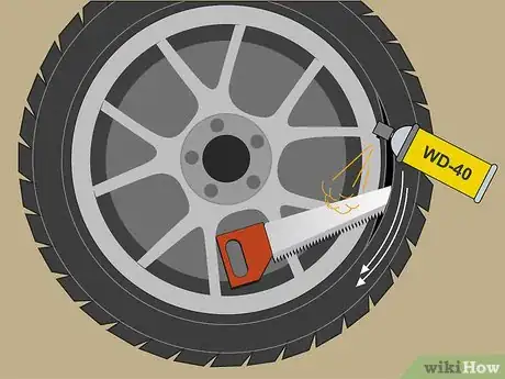 Imagen titulada Cut a Tire Step 03