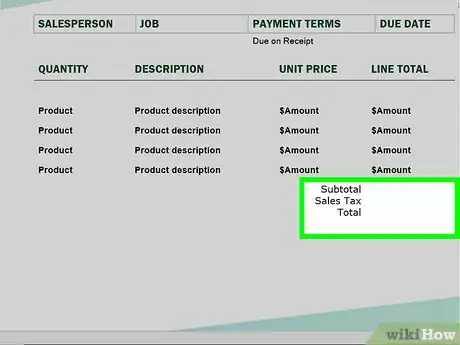 Imagen titulada Make Invoices in Word Step 15