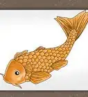 dibujar un pez koi
