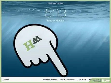 Imagen titulada Change the Home Screen Background on an iPad Step 5