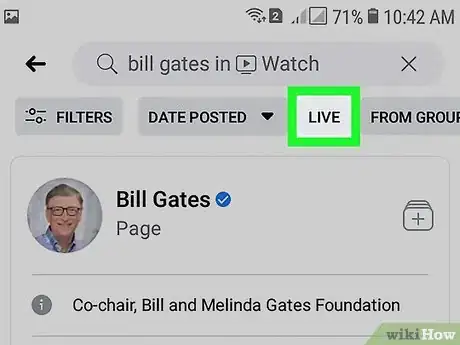 Imagen titulada Watch Facebook Live Video Broadcasts Step 4