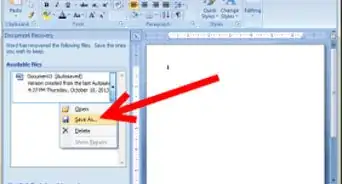 configurar la función de autoguardado en Microsoft Word 2007