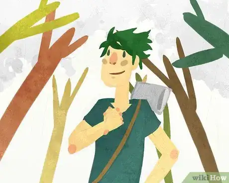 Imagen titulada Survive Alone in the Woods with Nothing but a Hatchet Step 1