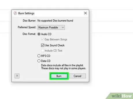 Imagen titulada Get Music off of YouTube to Make a Mix CD Step 26