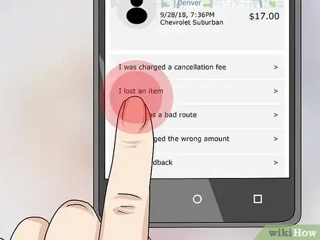 Imagen titulada Find an Item Lost in an Uber Car Step 6