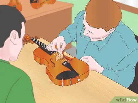 Imagen titulada Place a Bridge on a Violin Step 11