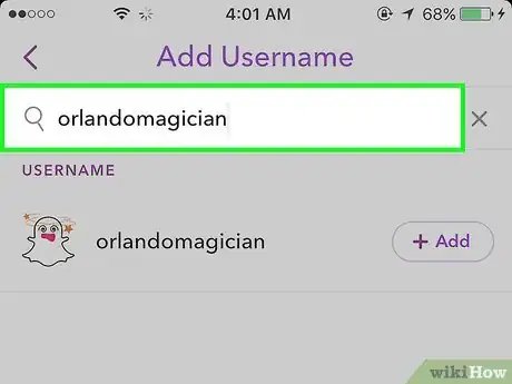 Imagen titulada Tell if Someone Blocked You on Snapchat Step 5