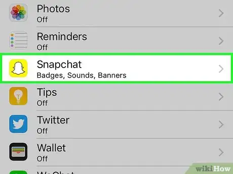 Imagen titulada Hear Sounds when Someone Sends You a Snapchat Step 9