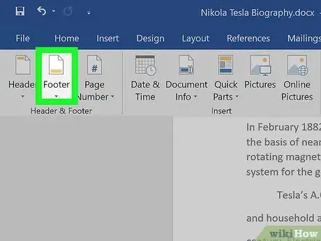 Imagen titulada Delete Headers and Footers in Word Step 6