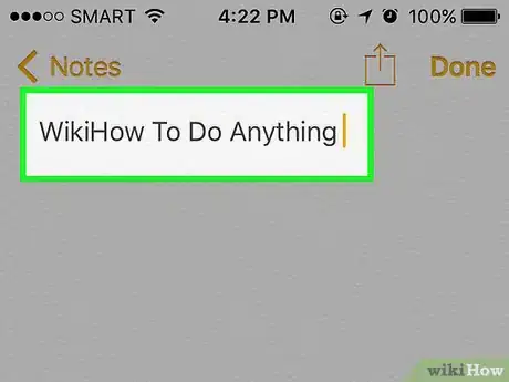 Imagen titulada Copy and Paste on Your iPhone or iPad Step 1
