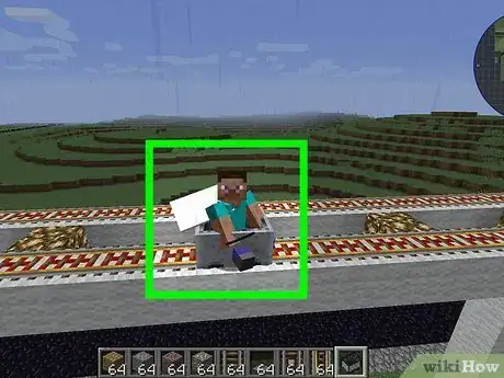Imagen titulada Make a Minecraft Roller Coaster Step 11