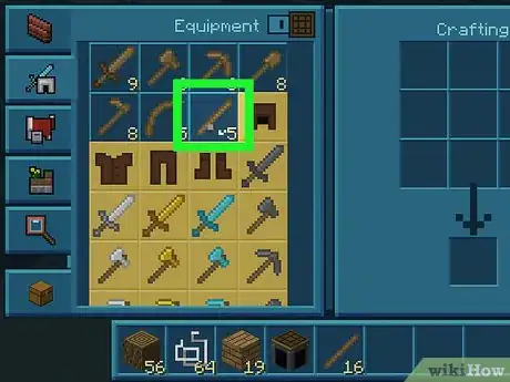 Imagen titulada Make a Fishing Rod in Minecraft Step 16