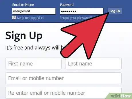 Imagen titulada Get a Facebook Badge Step 1
