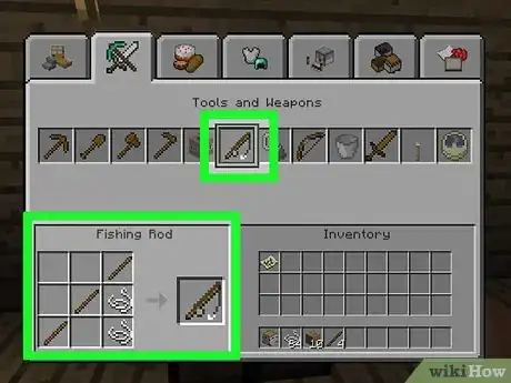 Imagen titulada Make a Fishing Rod in Minecraft Step 53