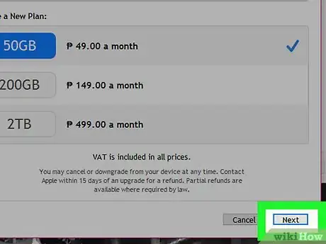 Imagen titulada Change Your iCloud Storage Plan Step 23