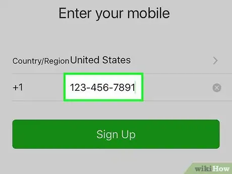 Imagen titulada Create an Account in WeChat Using Your iOS Devices Step 3