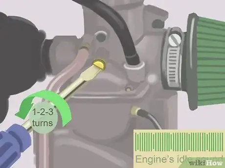 Imagen titulada Adjust an Air Fuel Mixture Screw Step 5