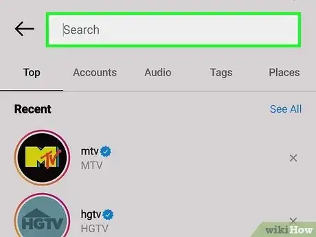 Imagen titulada Clear Instagram Search Suggestions Step 3