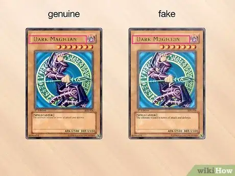 Imagen titulada Identify Fake Yu Gi Oh! Cards Step 4