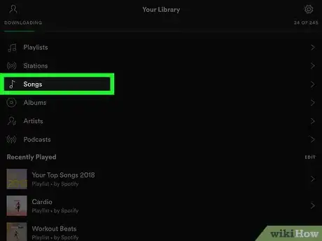Imagen titulada Undownload Songs on Spotify on iPhone or iPad Step 3