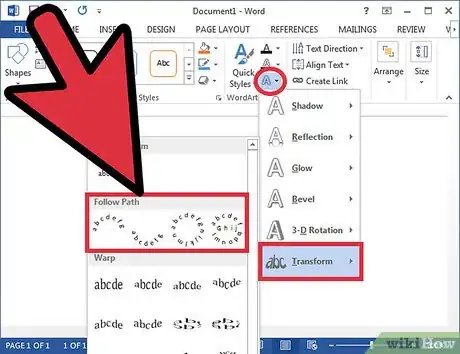Imagen titulada Bend Words in MS Word Step 6