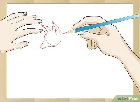 Imagen titulada Draw a Realistic Wolf Step 2