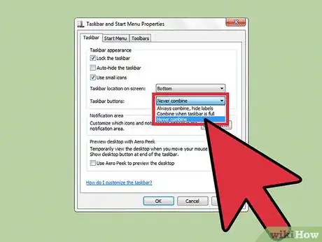 Imagen titulada Revert to the Classic Taskbar on Windows 7 Step 3