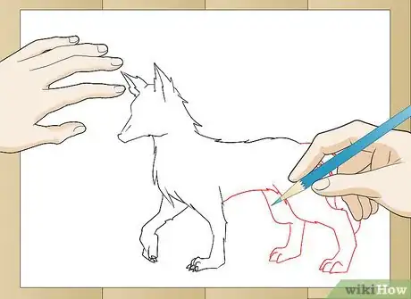 Imagen titulada Draw a Realistic Wolf Step 8