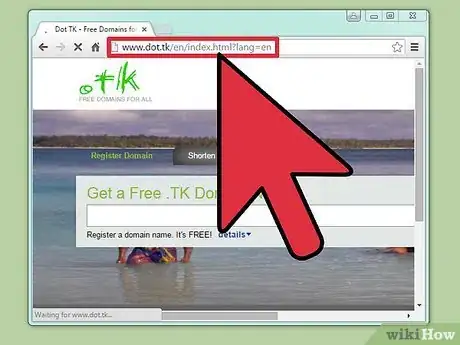 Imagen titulada Get a Free Domain Step 2