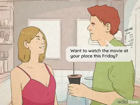 Imagen titulada Ask a Girl to Hang Out at Her House Step 2