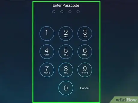 Imagen titulada Unlock an iPad Step 3