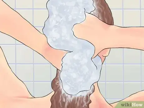 Imagen titulada Make Frizzy or Curly Hair Into Straight Hair Step 1