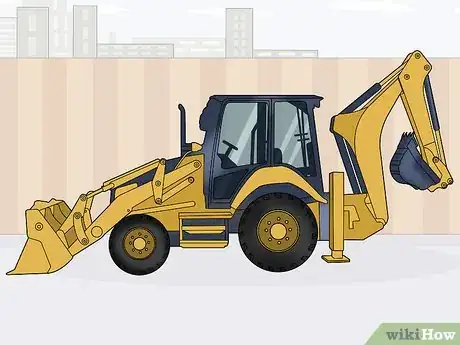 Imagen titulada Operate a Backhoe Step 1