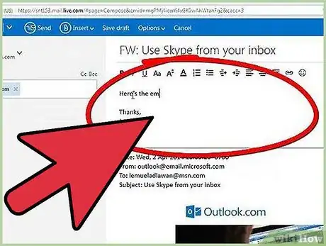 Imagen titulada Forward an Email to Someone in Hotmail Step 6