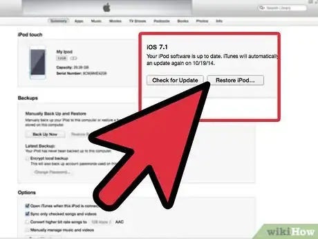 Imagen titulada Reset an iPod Step 10