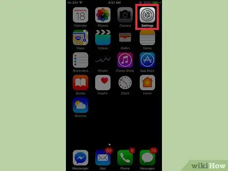 Imagen titulada View Your Diagnostics and Usage Data on an iPhone Step 1