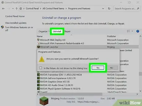 Imagen titulada Uninstall Minecraft Step 2