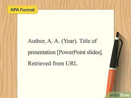 Imagen titulada Cite a PowerPoint in APA Step 1