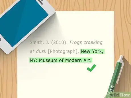 Imagen titulada Cite a Photograph in APA Format Step 12