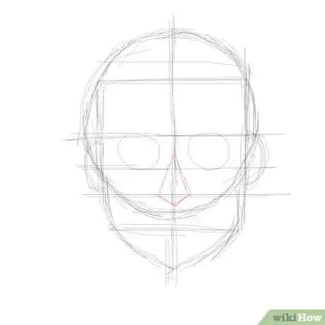 Imagen titulada Surprised face sockets and nose Step 6