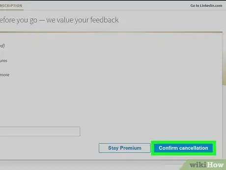 Imagen titulada Cancel a Premium Account on Linkedin Step 10