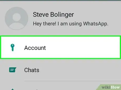 Imagen titulada Unblock Contacts on WhatsApp Step 11