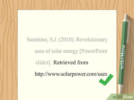 Imagen titulada Cite a PowerPoint in APA Step 4