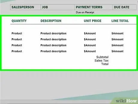 Imagen titulada Make Invoices in Word Step 14