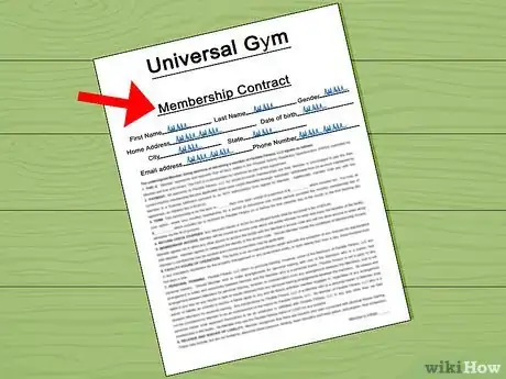 Imagen titulada Get out of a Gym Contract Step 1