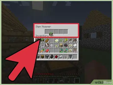 Imagen titulada Craft a Hopper in Minecraft Step 6
